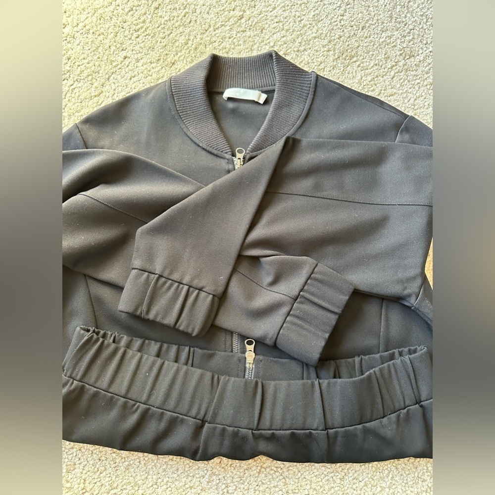 Vince Black Bomber Jacket Size M (Unisex) - Picture 8 of 14